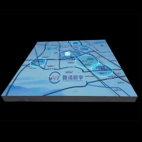 壁掛式區(qū)域沙盤(pán)